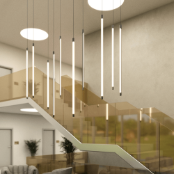 AQFORM PIPER vert LED 230V suspended 59939/40 vertical lamp