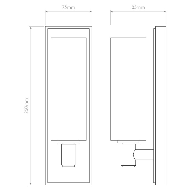 Wall bathroom light ASTRO VERONA 1147001 chrome IP44