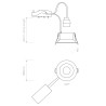ASTRO Minima Round Adjustable 230V 1249003, 1249016
