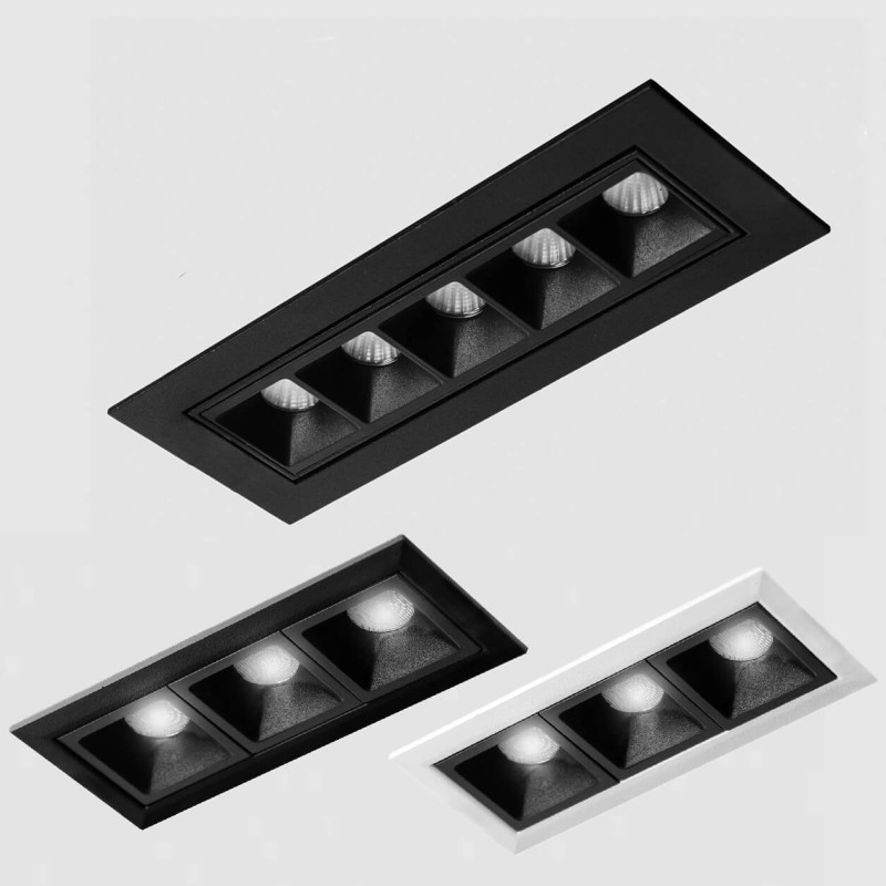 Kohl NSES K51300.RF recessed lamp LED black-white-black