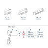 Kohl LUMO mini K51302.RF recessed LED lamp with frame