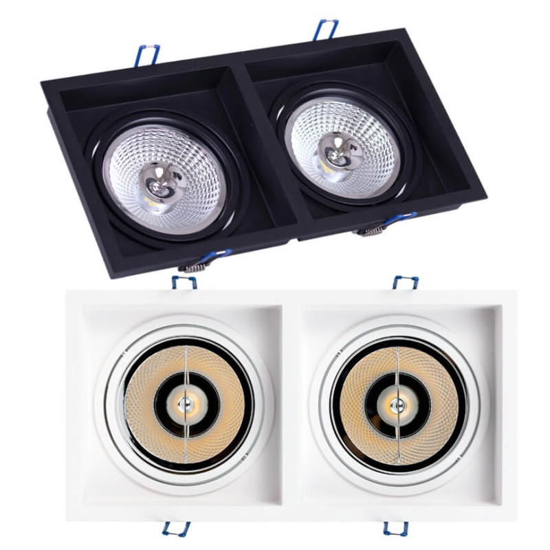 OXYLED CROSTI LANA SQ DUE 12V/230V recessed lamp