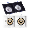 OXYLED CROSTI LANA SQ DUE 12V/230V recessed lamp