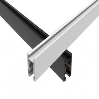 FIVETRACK narrow surface track 5mm white, black 1m, 2m