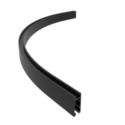 FIVETRACK szyna 5mm ARC natynkowa łuk 1/4 60cm biały, czarny