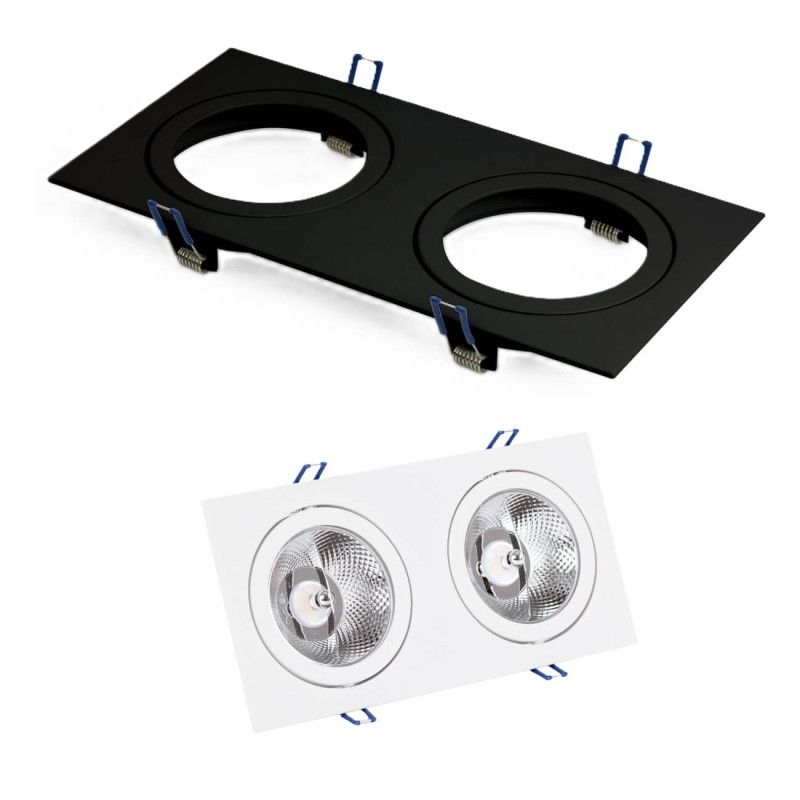 OXYLED CROSTI GAVI DUE oprawa podtynkowa 12V/230V biała, czarna