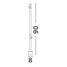 LUCES BORJA LE73750 LED garden floor lamp 3000K IP65
