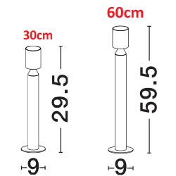 LUCES HUANCAYO LE73758/9 outdoor floor lamps LED IP65