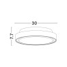 LUCES MOLLENDO LE73767 zewnętrzna lampa sufitowa LED IP65