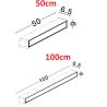 LUCES BAUTISTA LE73777/8 outdoor wall lamp IP65 50/100cm