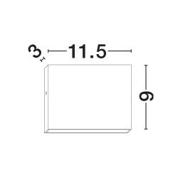 LUCES AYOPAYA LE73789/90 LED outdoor wall lamp IP54, 4W