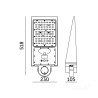 Solar LED STREET 30W 2CCT oprawa drogowa IP65 z czujnikiem ruchu