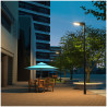 Solar LED STREET 30W 2CCT oprawa drogowa IP65 z czujnikiem ruchu