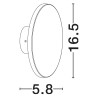 LUCES BOYUIBE LE73793/4 LED outdoor wall lamp round IP65