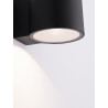 LUCES CABEZAS LE73795 black LED outdoor wall lamp IP54