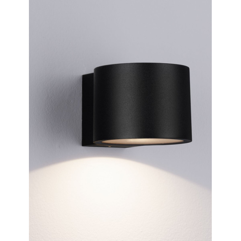 LUCES CABEZAS LE73795 black LED outdoor wall lamp IP54