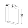 LUCES COLLANA LE73799 modern LED wall lamp IP65 up and down