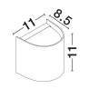 LUCES CULPINA LE73802/3 wall lamp IP65 GU10 modern