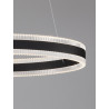 LUCES DONTERIO LE45398/40 black, gold LED pendant lamp