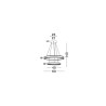 LUCES DONTERIO LE45399/LE45401 LED pendant lamp 3000K