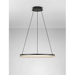 LUCES ESTARIO LE45395 okrągła lampa wisząca LED 3000K czarna