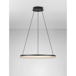 LUCES ESTARIO LE45395 okrągła lampa wisząca LED 3000K czarna