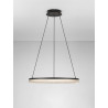 LUCES ESTARIO LE45395 okrągła lampa wisząca LED 3000K czarna