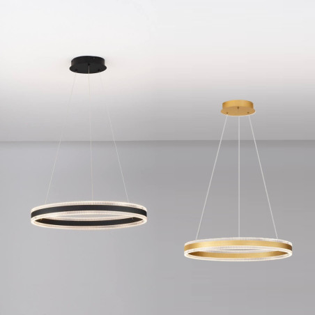 LUCES DONTERIO LE45398/40 black, gold LED pendant lamp LUCES DONTERIO LE45398/40 black, gold LED pendant lamp