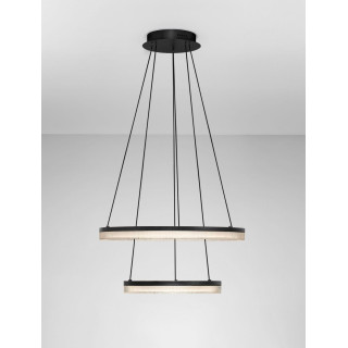 LUCES ESTARIO LE45396 lampa wisząca LED 3000K, 2 pierścienie