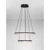 LUCES ESTARIO LE45396 lampa wisząca LED 3000K, 2 pierścienie