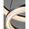 LUCES ESTARIO LE45396 lampa wisząca LED 3000K, 2 pierścienie