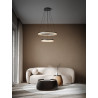 LUCES ESTARIO LE45396 lampa wisząca LED 3000K, 2 pierścienie