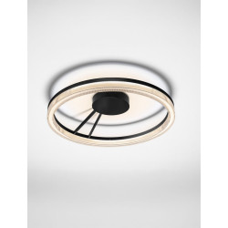 LUCES ESTARIO LE45397 lampa sufitowa czarna LED 3000K