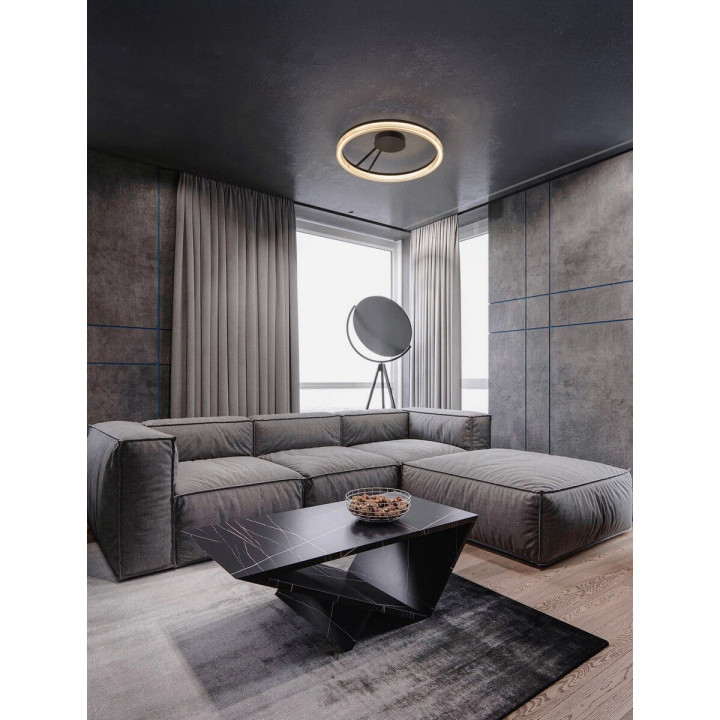 LUCES ESTARIO LE45397 lampa sufitowa czarna LED 3000K
