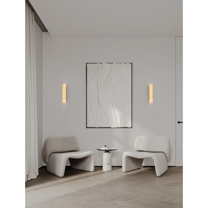 LUCES ZOLMERO LE45101/2 kinkiet LED 3000K złoty 23/37cm