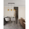LUCES PELAVRO LE45106 lampa wisząca 3xE14 złota