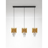 LUCES PELAVRO LE45106 lampa wisząca 3xE14 złota