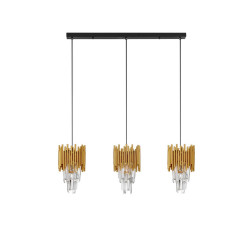 LUCES PELAVRO LE45106 hanging lamp 3xE14 gold