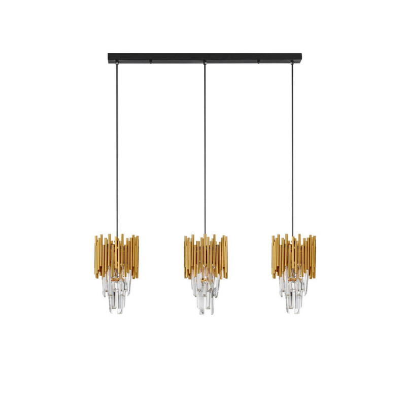 LUCES PELAVRO LE45106 lampa wisząca 3xE14 złota