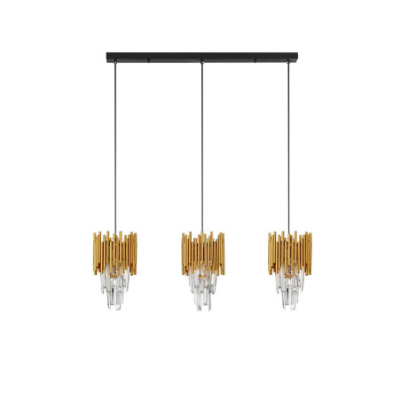 LUCES PELAVRO LE45106 lampa wisząca 3xE14 złota LUCES PELAVRO LE45106 lampa wisząca 3xE14 złota