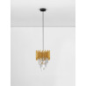 LUCES PELAVRO LE45107 gold pendant lamp E14 bulb