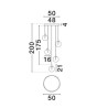 LUCES LURVELA LE45130/34 LED hanging lamp 3000K balls