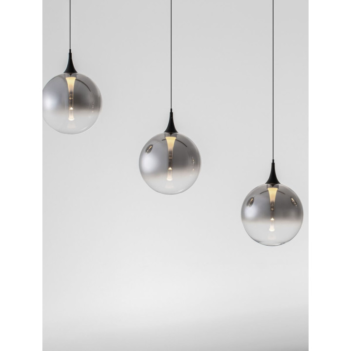 LUCES LURVELA LE45131/5 lampa wisząca LED 3000K szara, złota
