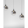 LUCES LURVELA LE45131/5 LED pendant lamp 3000K grey, gold