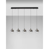 LUCES LURVELA LE45131/5 lampa wisząca LED 3000K szara, złota