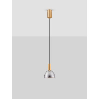 LUCES SARDUNO LE45136 lampa wisząca LED 3000K złoto/szarość