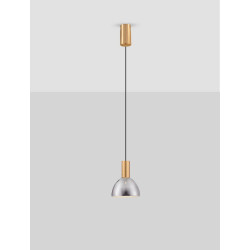 LUCES SARDUNO LE45136 lampa wisząca LED 3000K złoto/szarość