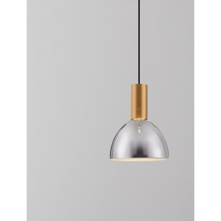 LUCES SARDUNO LE45136 lampa wisząca LED 3000K złoto/szarość