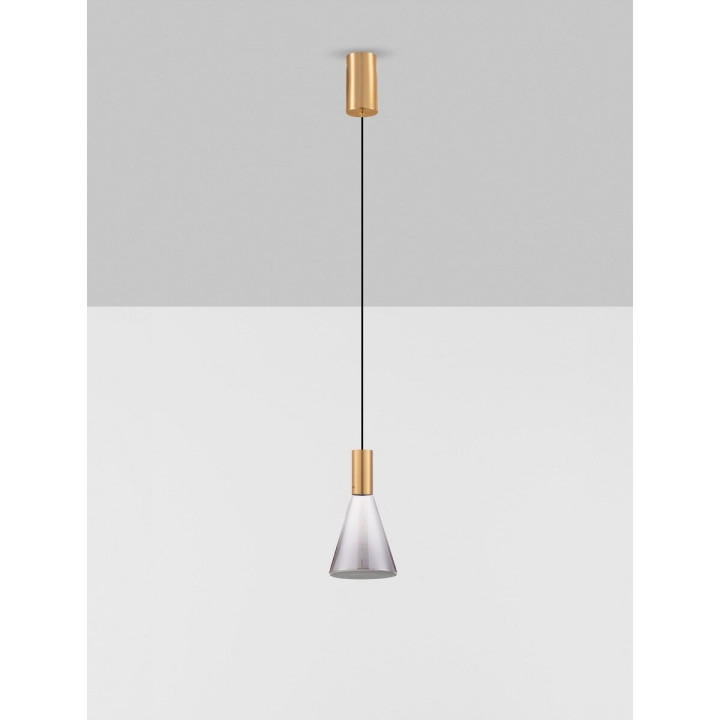 LUCES SARDUNO LE45137 lampa wisząca LED stożkowy klosz