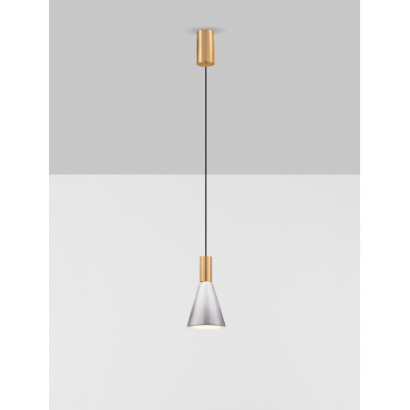 LUCES SARDUNO LE45137 lampa wisząca LED stożkowy klosz LUCES SARDUNO LE45137 lampa wisząca LED stożkowy klosz